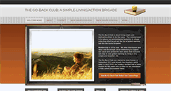 Desktop Screenshot of gobackclub.org